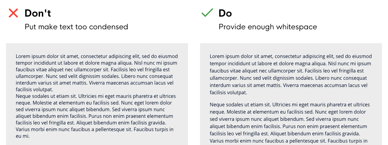 line-height visual impairment