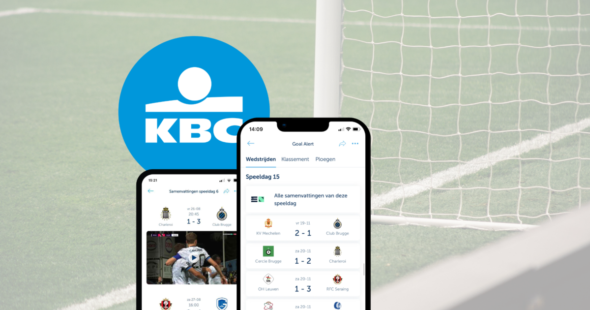 KBC Goal Alert icapps l Your partner in Digital growth