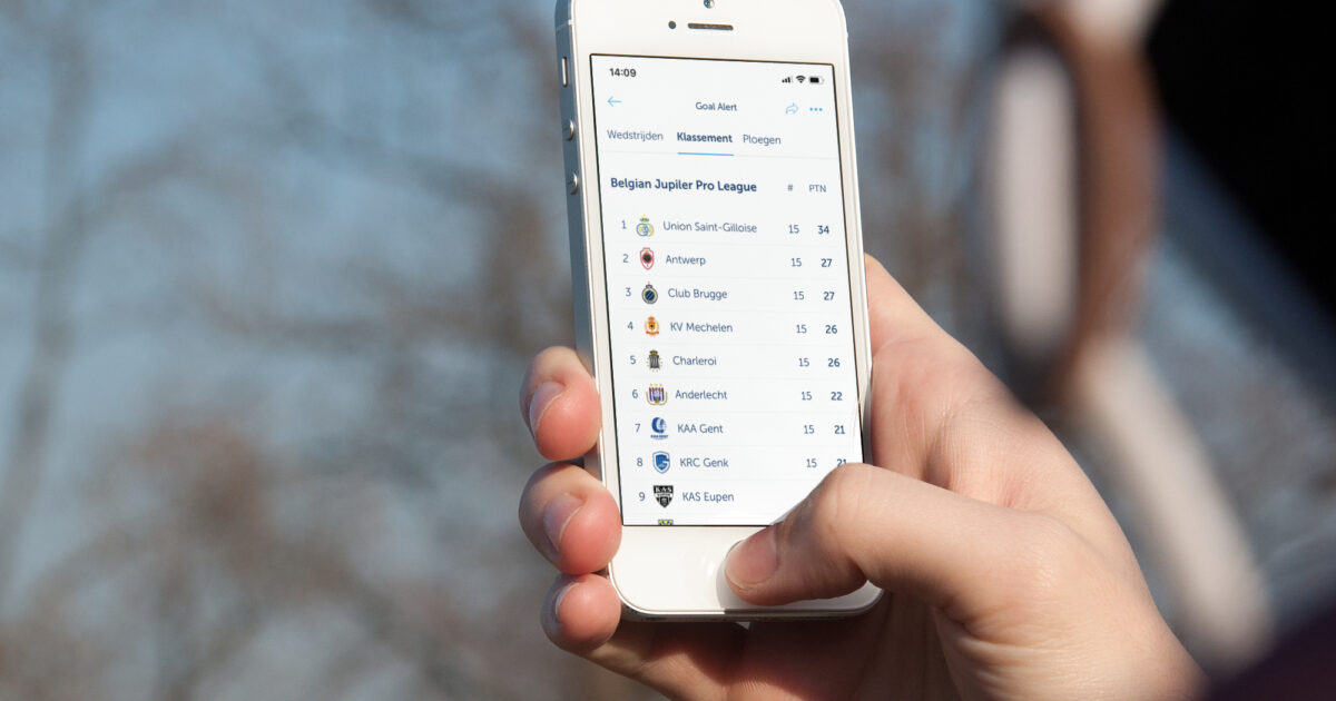 KBC Goal Alert icapps your partner in Digital growth